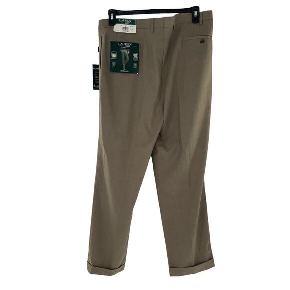 Lauren Ralph Lauren Ultraflex Dress Pants Mens 38WX34L Classic Fit Brown NWT - Picture 3 of 15